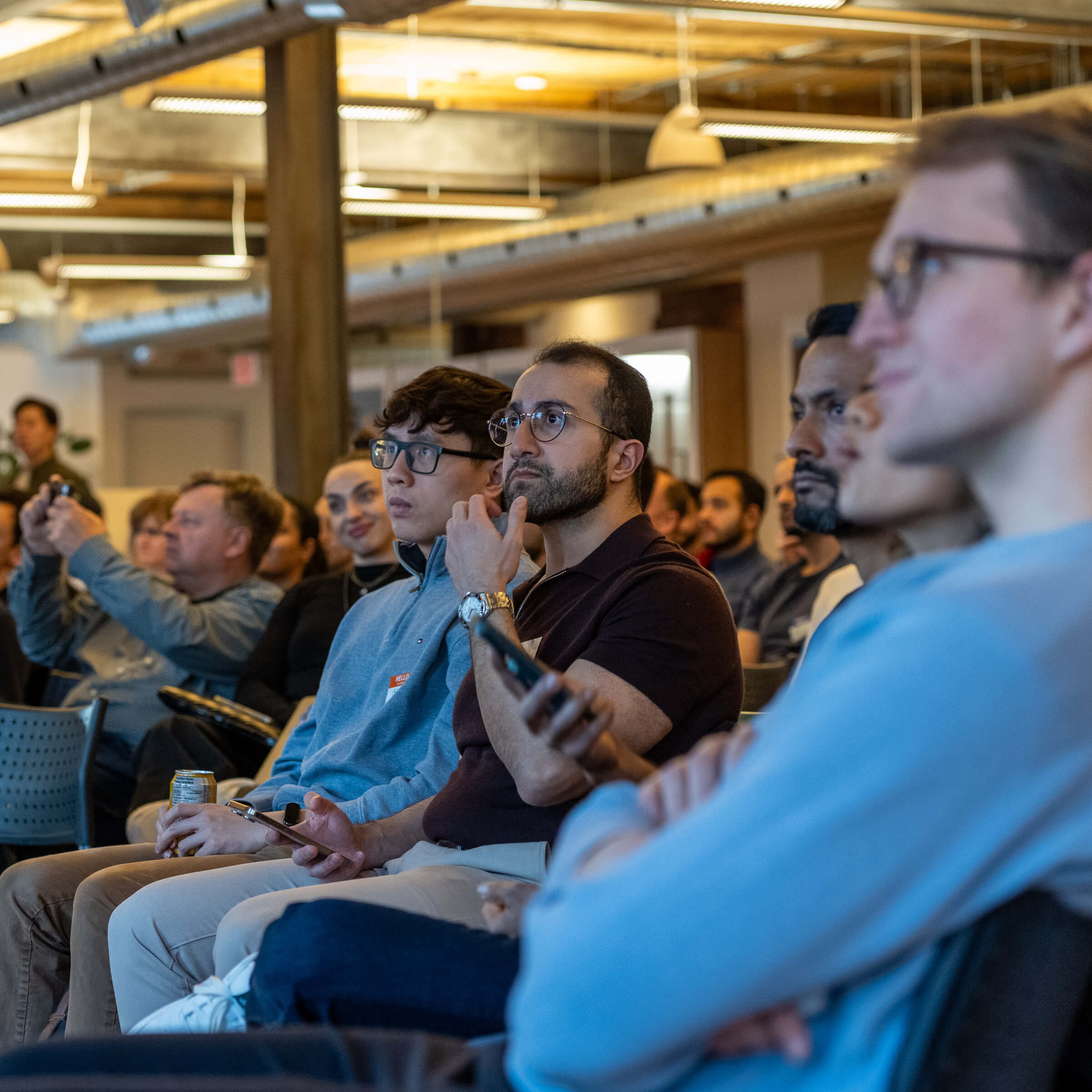 The room — audience engaged at Build Future Toronto Apr 20 2026